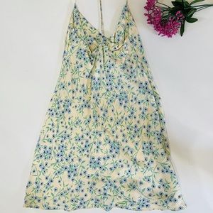 Brand new Zara floral summer dress. Cowl neck.